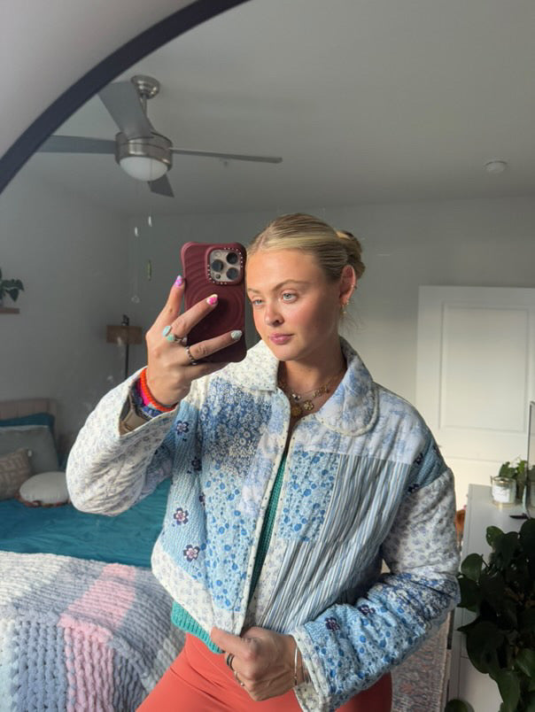 Quinn Patchwork Quilted Jacket - Erin Made