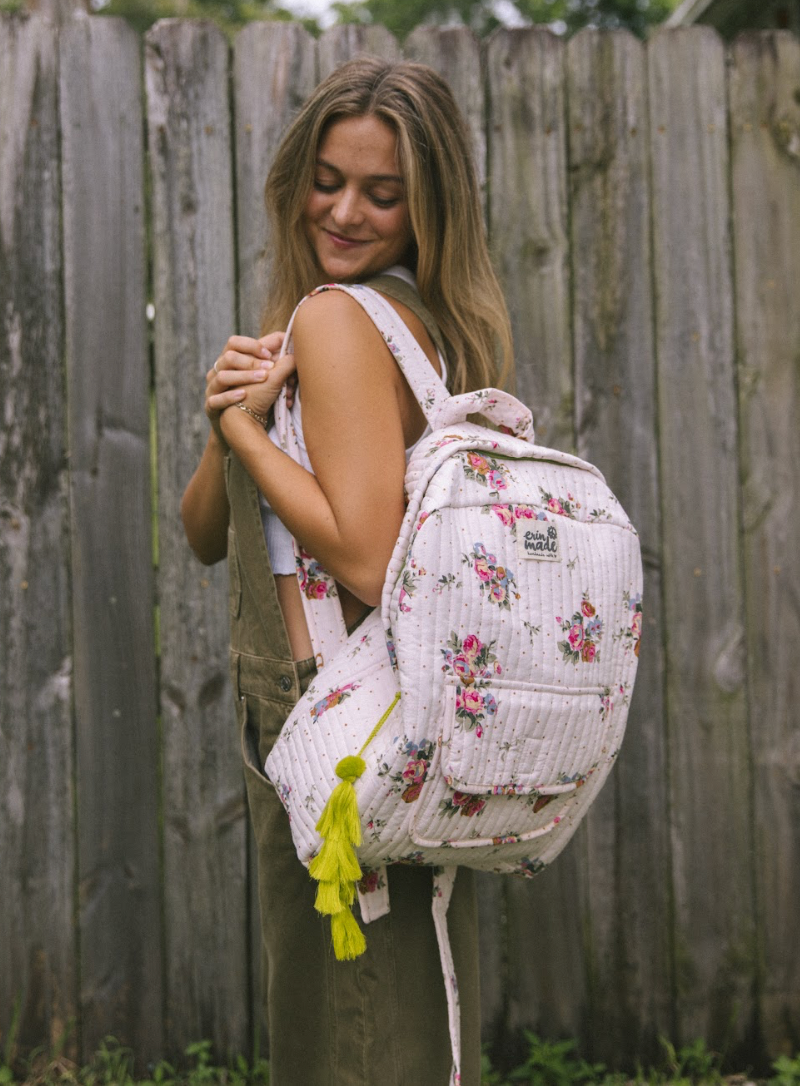 Chloe Quilted Backpack - Erin Made