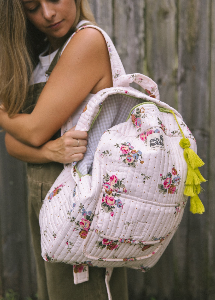 Chloe Quilted Backpack - Erin Made
