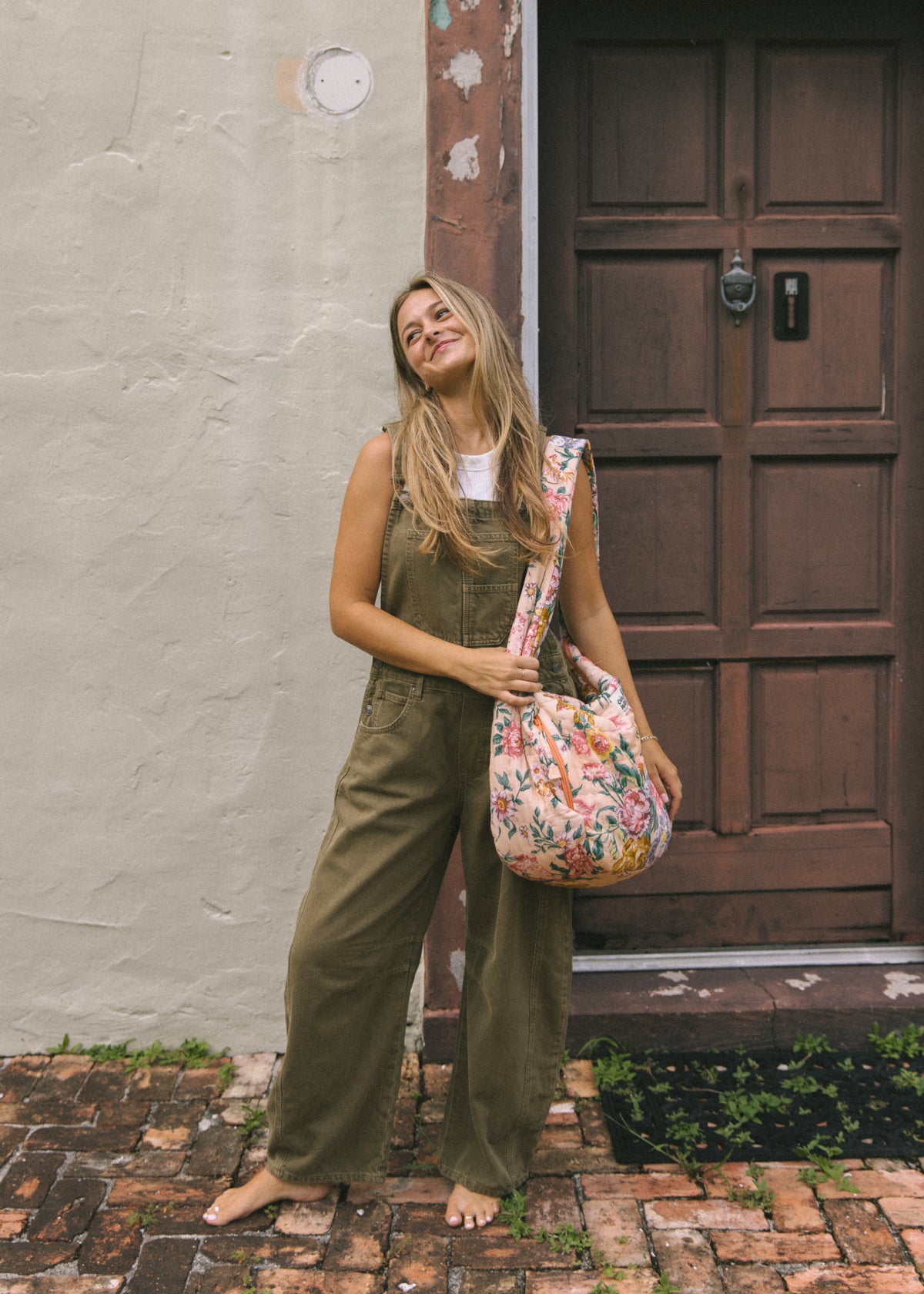 Tangerine Puff Sling Bag