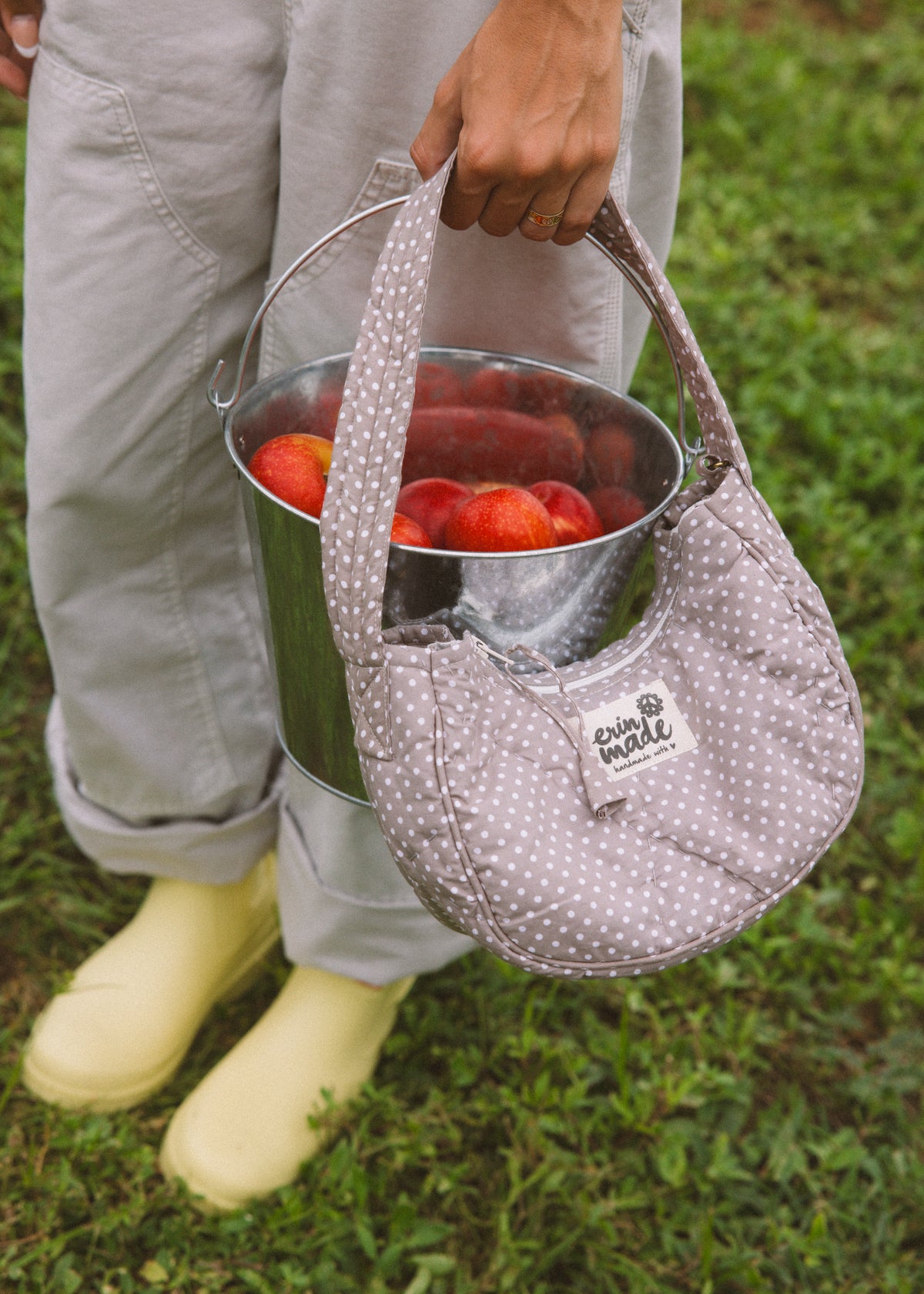 Ginny Shoulder Bag - Cocoa/Cream
