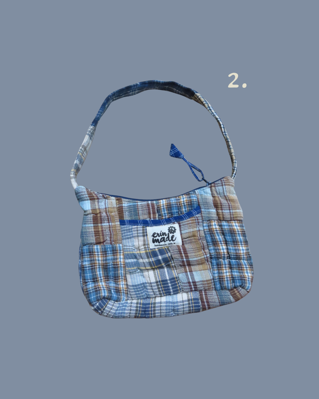 Heritage Blue Plaid Shoulder Bag