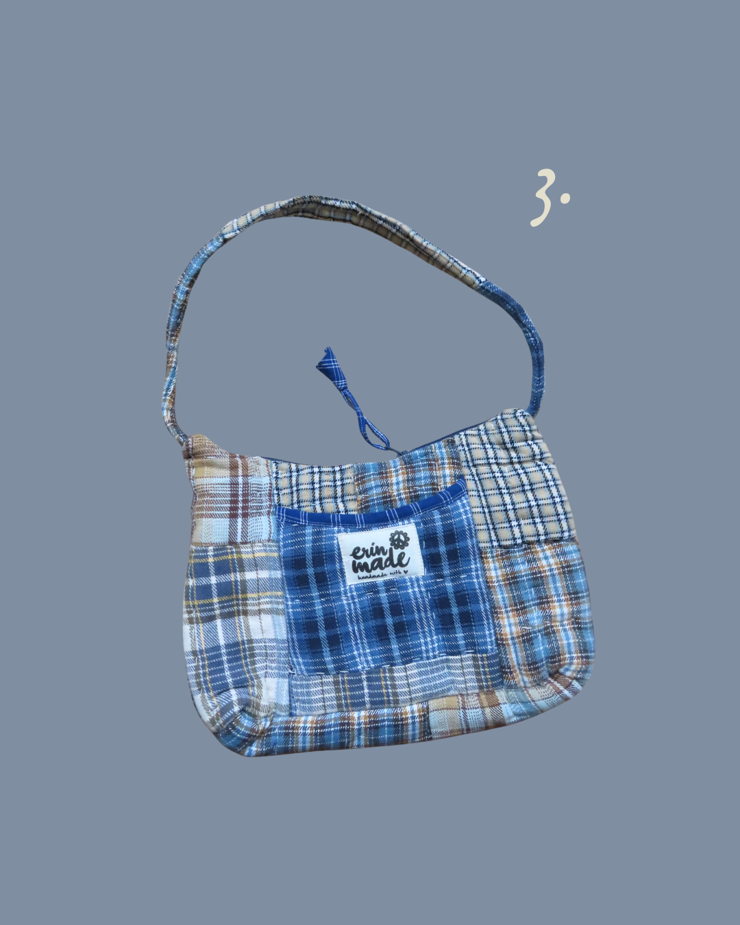 Heritage Blue Plaid Shoulder Bag
