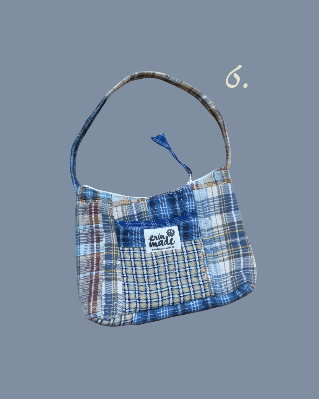 Heritage Blue Plaid Shoulder Bag