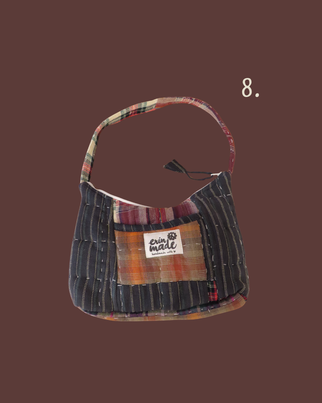 Evergreen Plaid Shoulder Bag