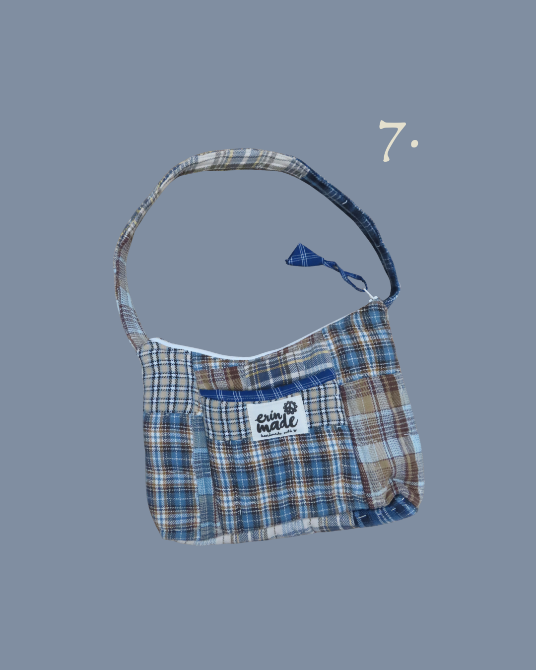 Heritage Blue Plaid Shoulder Bag