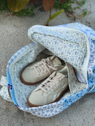 Quinn Patchwork Quilted Backpack