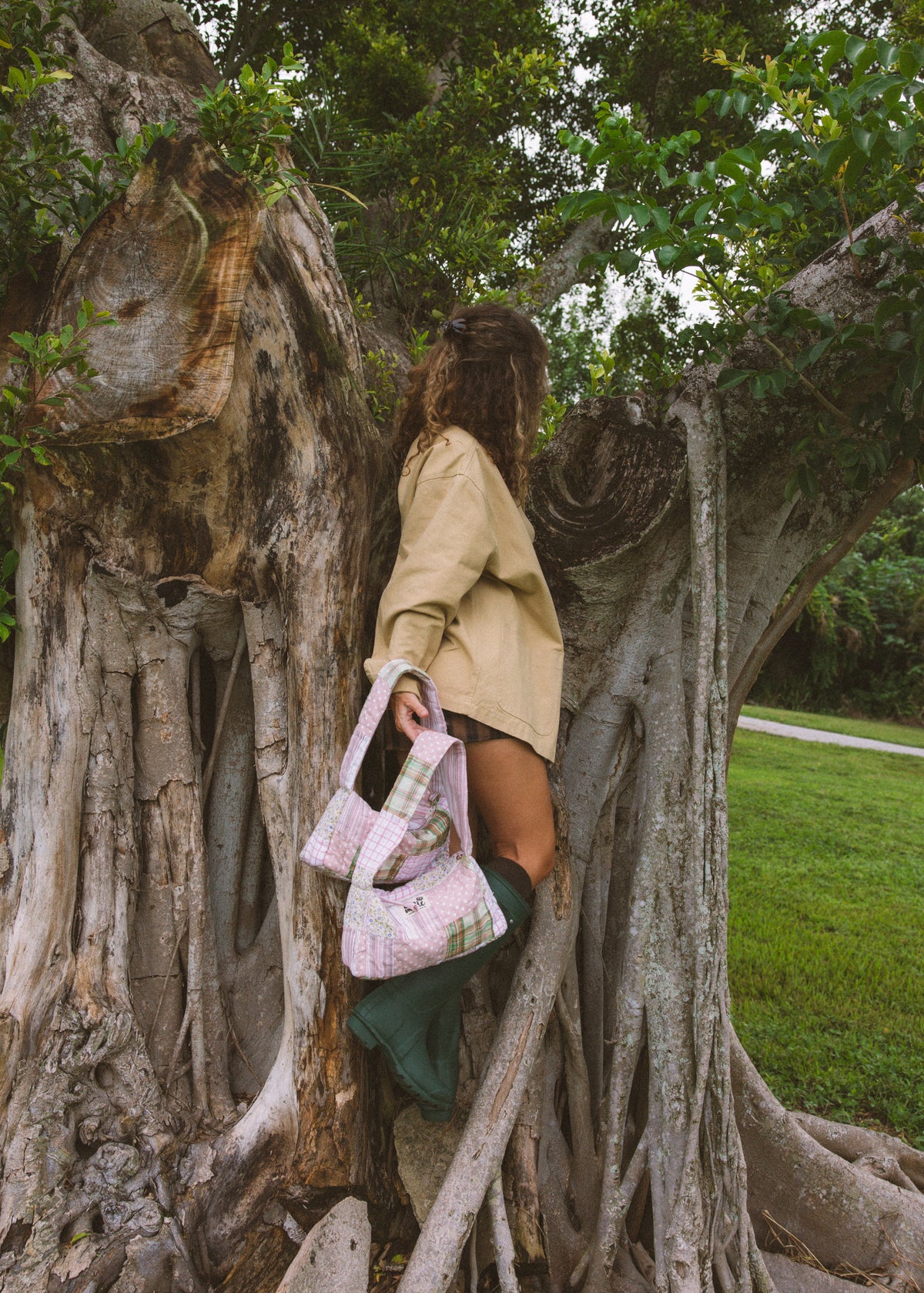 Ava Patchwork Shoulder Bag