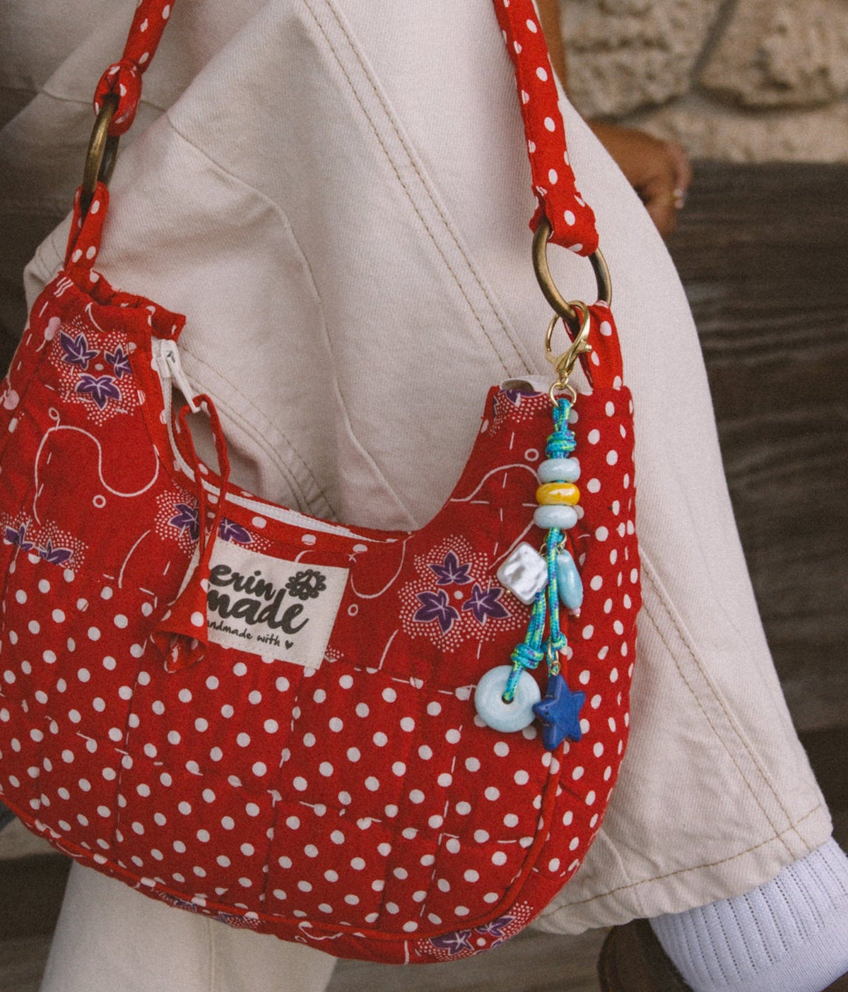 Bag Charm - Baby Blue