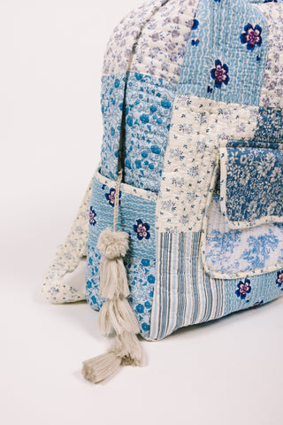 Quinn Patchwork Quilted Backpack