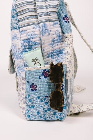 Quinn Patchwork Quilted Backpack