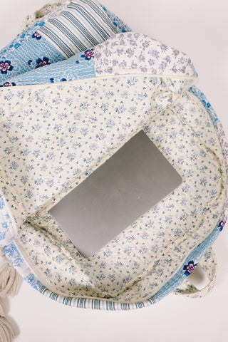 Quinn Patchwork Quilted Backpack