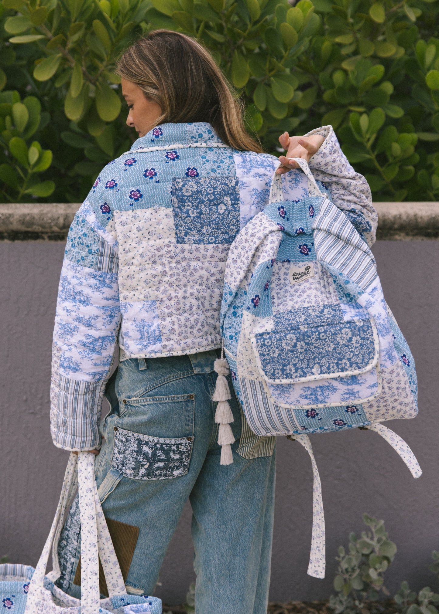 Quinn Patchwork Quilted Backpack **PRE-ORDER**