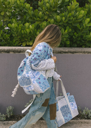 Quinn Patchwork Quilted Backpack