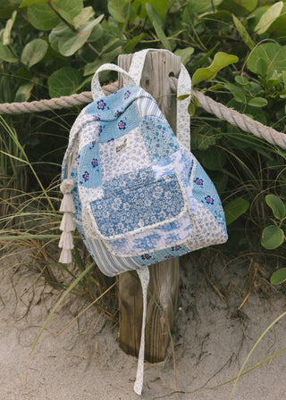 Quinn Patchwork Quilted Backpack