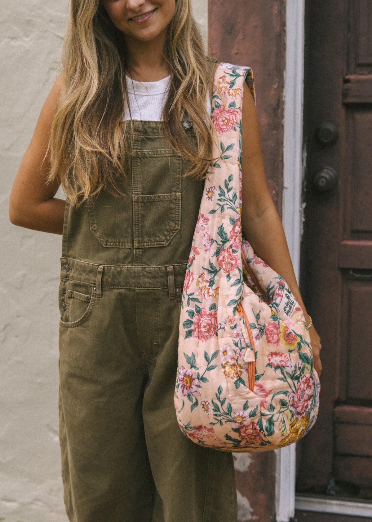 Tangerine Puff Sling Bag