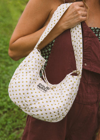 Ginny Shoulder Bag - Olive/Cream