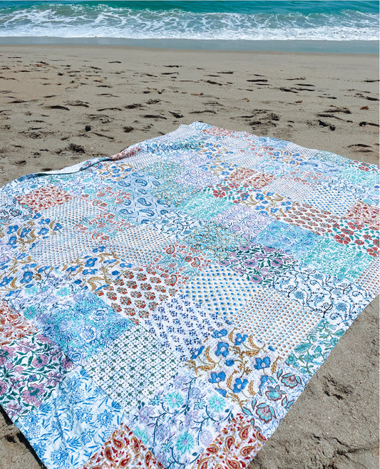 Neutral Patchwork Quilt